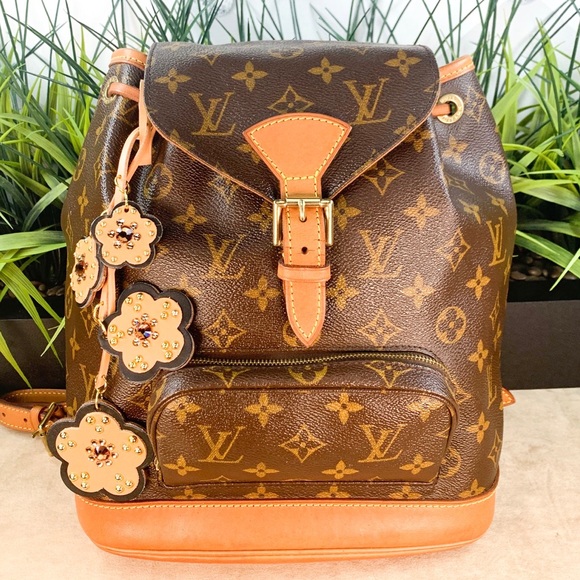 Authentic Louis Vuitton Montsouris MM Backpack